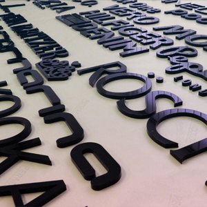 3D Buchstaben